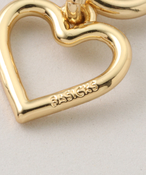 BASICKS(ベイシックス)の「BASICKS / ベイシックス Gold Heart Mega Necklace(ネックレス・レディース・ゴールド/シルバー・FREE)」の8枚目の写真