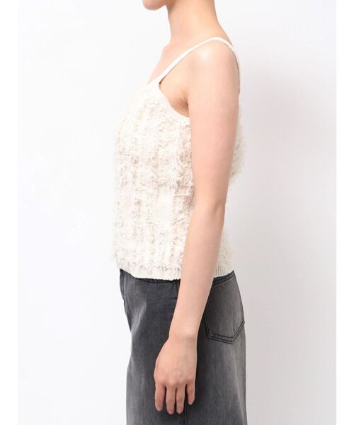 MURUA(ムルーア)の「ミックスフリンジニットキャミソール(キャミソール・レディース・オレンジ/ブラック/アイボリー・FREE)」の18枚目の写真