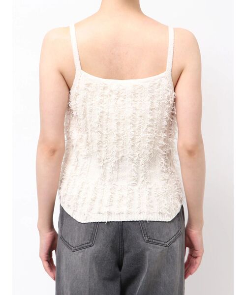 MURUA(ムルーア)の「ミックスフリンジニットキャミソール(キャミソール・レディース・オレンジ/ブラック/アイボリー・FREE)」の19枚目の写真