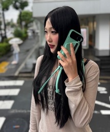 ajew（エジュー）の「ajew エジュー 別注【ひも付き】iPhone17 17Pro（スマホケース/カバー）」