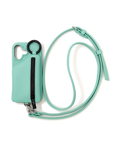 ajew（エジュー）の「ajew/エジュー/別注【ひも付き】iPhone17/17Pro（スマホケース/カバー・レディース・ブラック/グレー系その他/アクア・1/2）」の11枚目の写真