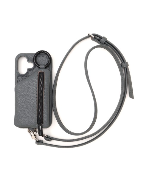 ajew（エジュー）の「ajew/エジュー/別注【ひも付き】iPhone17/17Pro（スマホケース/カバー・レディース・ブラック/グレー系その他/アクア・1/2）」の16枚目の写真