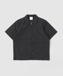 WISM（ウィズム）の「GRAND COLLECTION / グランド コレクション SEERSUCKER ZIP UP S/S SHIRT（シャツ/ブラウス）」