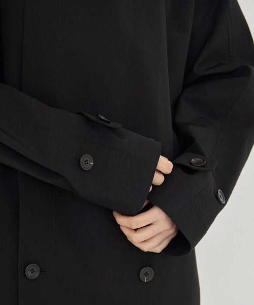 VACHEMENT(ヴァシュモン)の「【VACHEMENT/ヴァシュモン】リサイクルナイロンタスランレイヤードブルゾン(ブルゾン・レディース・ブラック/ライトベージュ・FREE)」の13枚目の写真