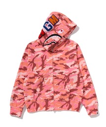 A BATHING APE（アベイシングエイプ）の「GLITCH WOODLAND CAMO SHARK FULL ZIP HOODIE（パーカー）」