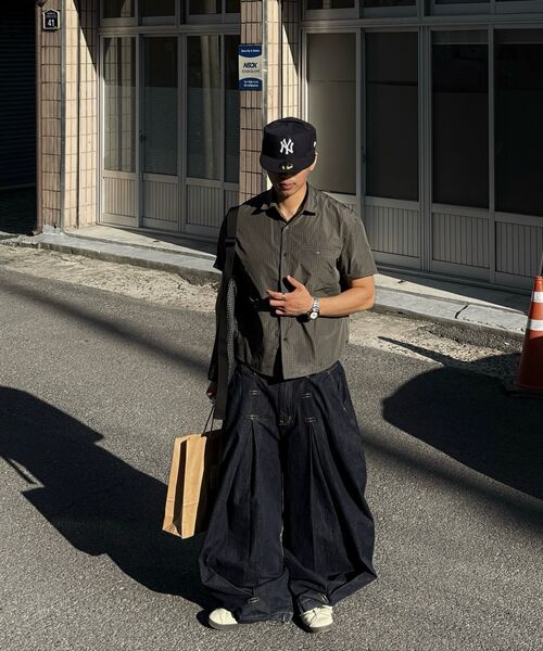 ANGLAN(アングラン)の「Long Tuck Wing Balloon Denim Pants - Indigo(デニムパンツ・メンズ・その他・1/2)」の9枚目の写真