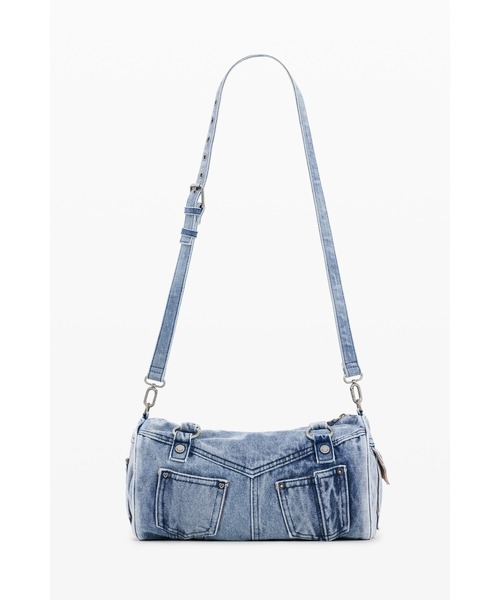 Desigual(デシグアル)の「デニムジーンズモチーフバレルショルダーバッグ(ハンドバッグ・レディース・ブルー・FREE)」の8枚目の写真