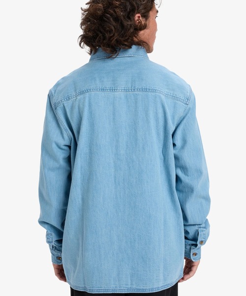 Quiksilver(クイックシルバー)の「Quiksilver メンズ BOZEMAN DENIM LS SHIRT シャツ/ヴィンテージライクデニムシャツ(シャツ/ブラウス・メンズ・ブルー・MEDIUM)」の3枚目の写真