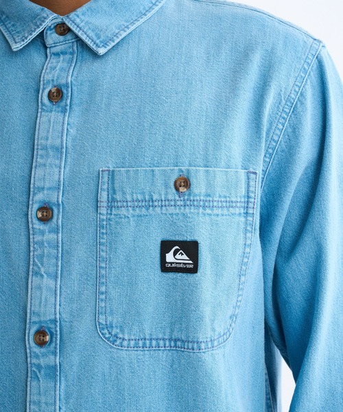 Quiksilver(クイックシルバー)の「Quiksilver メンズ BOZEMAN DENIM LS SHIRT シャツ/ヴィンテージライクデニムシャツ(シャツ/ブラウス・メンズ・ブルー・MEDIUM)」の6枚目の写真