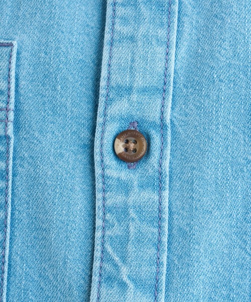 Quiksilver(クイックシルバー)の「Quiksilver メンズ BOZEMAN DENIM LS SHIRT シャツ/ヴィンテージライクデニムシャツ(シャツ/ブラウス・メンズ・ブルー・MEDIUM)」の7枚目の写真
