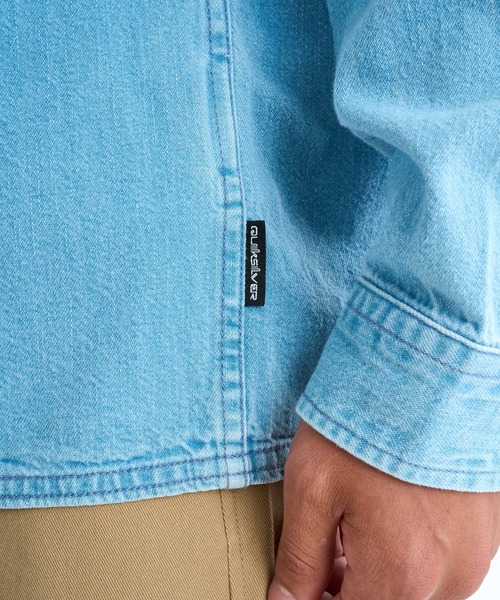 Quiksilver(クイックシルバー)の「Quiksilver メンズ BOZEMAN DENIM LS SHIRT シャツ/ヴィンテージライクデニムシャツ(シャツ/ブラウス・メンズ・ブルー・MEDIUM)」の8枚目の写真