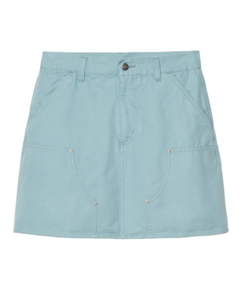 Carhartt WIP(カーハートダブリューアイピー)の「W' Maeve Double Knee Skirt(スカート・レディース・ブラック/ライトブルー・SMALL/MEDIUM/LARGE)」の2枚目の写真