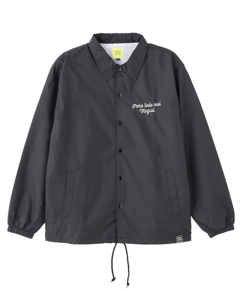 LOOSE JOINTS(ルーズジョインツ)の「LOOSEJOINTS ED DAVIS PARA TODO MAL MEZCAL JKT LF25CJ024ED(ナイロンジャケット・メンズ・ブラック/グリーン・L/XL)」の1枚目の写真