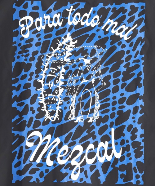 LOOSE JOINTS(ルーズジョインツ)の「LOOSEJOINTS ED DAVIS PARA TODO MAL MEZCAL JKT LF25CJ024ED(ナイロンジャケット・メンズ・ブラック/グリーン・L/XL)」の10枚目の写真