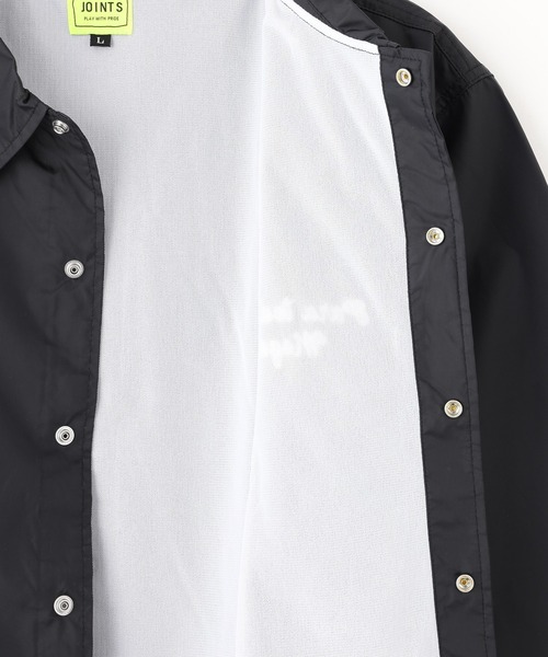 LOOSE JOINTS(ルーズジョインツ)の「LOOSEJOINTS ED DAVIS PARA TODO MAL MEZCAL JKT LF25CJ024ED(ナイロンジャケット・メンズ・ブラック/グリーン・L/XL)」の11枚目の写真
