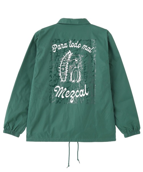 LOOSE JOINTS(ルーズジョインツ)の「LOOSEJOINTS ED DAVIS PARA TODO MAL MEZCAL JKT LF25CJ024ED(ナイロンジャケット・メンズ・ブラック/グリーン・L/XL)」の14枚目の写真