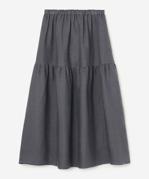 O'NEIL of DUBLIN(オニールオブダブリン)の「O'NEIL OF DUBLIN | ティアードスカート SOLID WOMEN(スカート・レディース・オレンジ/グレー系その他/ブラック・8)」の1枚目の写真