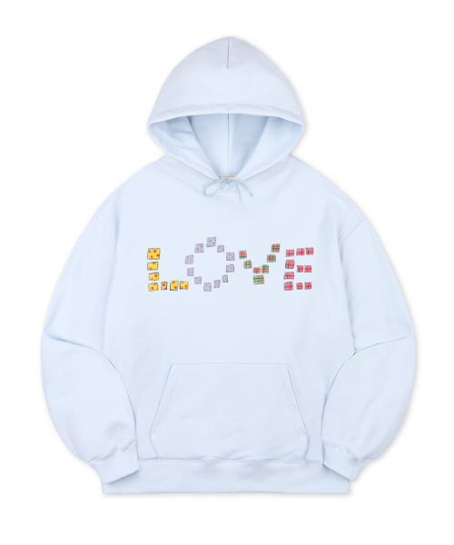 ambler(エムブラー)の「クレヨンラブ グラフィックフードパーカー AHP1303 (ブルー)(パーカー・レディース・その他・SMALL/MEDIUM/LARGE)」の1枚目の写真