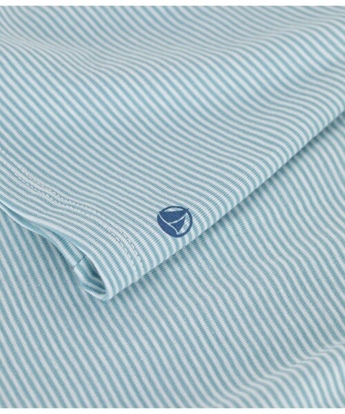 PETIT BATEAU（プチバトー）の「ミラレ半袖Tシャツ（Tシャツ/カットソー・レディース・グリーン系その他/ホワイト×グリーン/ホワイト×ピンク・SMALL/MEDIUM/LARGE/XX-SMALL/X-SMALL）」の5枚目の写真