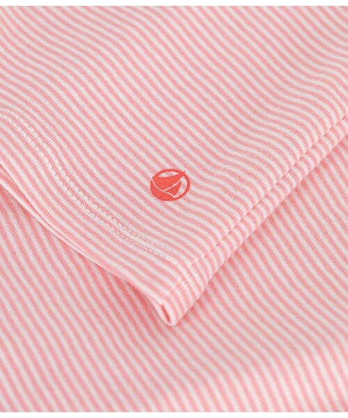 PETIT BATEAU（プチバトー）の「ミラレ半袖Tシャツ（Tシャツ/カットソー・レディース・グリーン系その他/ホワイト×グリーン/ホワイト×ピンク・SMALL/MEDIUM/LARGE/XX-SMALL/X-SMALL）」の8枚目の写真