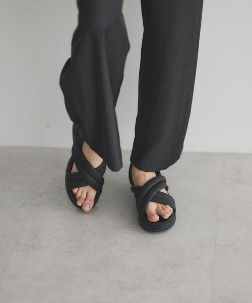 GARAGE OF GOOD CLOTHING(ガレージオブグッドクロージング)の「トラックソールパテッドサンダル(サンダル・レディース・ブラック・M)」の11枚目の写真