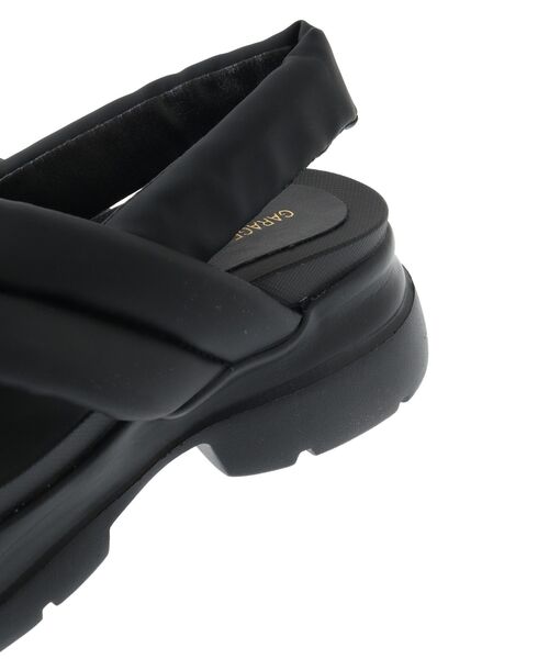 GARAGE OF GOOD CLOTHING(ガレージオブグッドクロージング)の「トラックソールパテッドサンダル(サンダル・レディース・ブラック・M)」の5枚目の写真