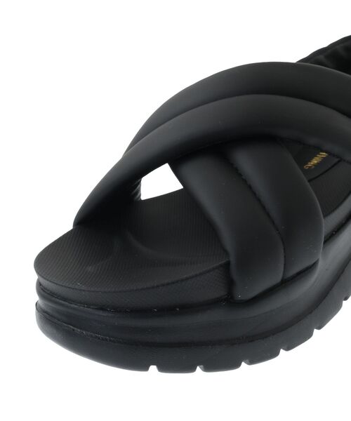 GARAGE OF GOOD CLOTHING(ガレージオブグッドクロージング)の「トラックソールパテッドサンダル(サンダル・レディース・ブラック・M)」の7枚目の写真