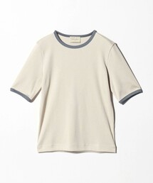 UNITED ARROWS | リブ バイカラーパイピング Tシャツ(Tシャツ/カットソー)