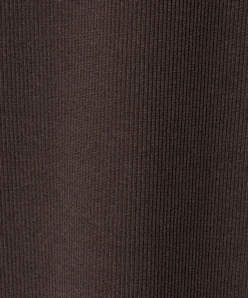 UNITED ARROWS（ユナイテッドアローズ）の「リブ バイカラーパイピング Tシャツ（Tシャツ/カットソー・レディース・ネイビー/ベージュ/ダークブラウン/ワイン・FREE）」の13枚目の写真