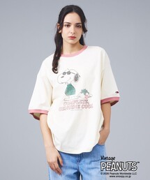【FRUIT OF THE LOOM/フルーツ・オブ・ザ・ルーム】FRUIT OF THE LOOM×PEANUTS/半袖/Tシャツ/スヌーピー