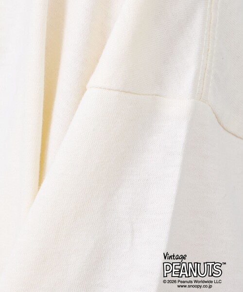 FRUIT OF THE LOOM（フルーツオブザルーム）の「【FRUIT OF THE LOOM/フルーツ・オブ・ザ・ルーム】FRUIT OF THE LOOM×PEANUTS/半袖/Tシャツ/スヌーピー（Tシャツ/カットソー・メンズ・パープル/スミクロ/ピンク・L/M）」の7枚目の写真