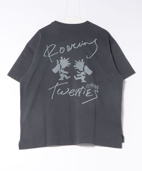 Manhattan Portage(マンハッタンポーテージ)の「Short Sleeve T-Shirts(Tシャツ/カットソー・メンズ・アイボリー/チャコールグレー・X-LARGE/LARGE/SMALL/MEDIUM)」の3枚目の写真