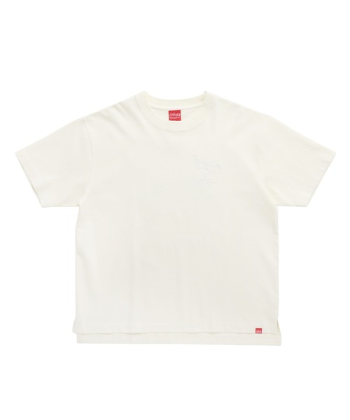 Manhattan Portage(マンハッタンポーテージ)の「Short Sleeve T-Shirts(Tシャツ/カットソー・メンズ・アイボリー/チャコールグレー・X-LARGE/LARGE/SMALL/MEDIUM)」の1枚目の写真