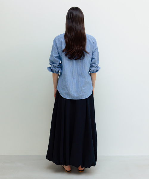 BLANKROOM HER(ブランクルームウーマン)の「クレープシャツ_ブルーストライプ(シャツ/ブラウス・レディース・その他・ONE)」の4枚目の写真