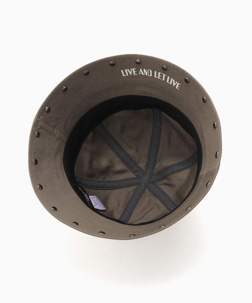 INDIETRO ASSOCIATION(インディエトロアソシエーション)の「Indietro Association / インディエトロ・アソシエーション Peace Sailor Hat(ハット・メンズ・グレー/ブラック・FREE)」の5枚目の写真