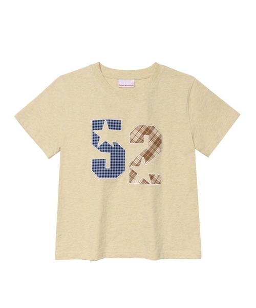 AMESWORLDWIDE（アメスワールドワイド）の「AMES WORLDWIDE／52スターアップリケTシャツ（Tシャツ/カットソー・レディース・レッド/グレー/イエロー・SMALL/MEDIUM）」の12枚目の写真