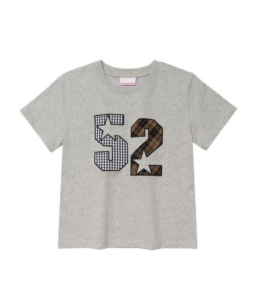 AMESWORLDWIDE（アメスワールドワイド）の「AMES WORLDWIDE／52スターアップリケTシャツ（Tシャツ/カットソー・レディース・レッド/グレー/イエロー・SMALL/MEDIUM）」の8枚目の写真