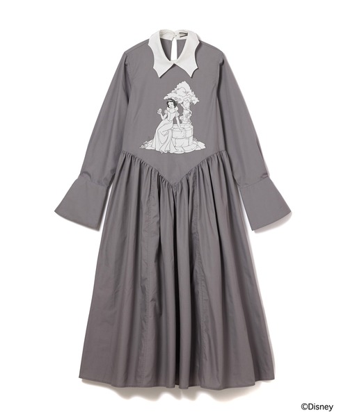 NON TOKYO(ノントーキョー)の「【Disney “Snow White” × NON TOKYO 】PULLOVER BATS SHIRT O/P(ワンピース・レディース・ホワイト/グレー/ブルー・FREE)」の3枚目の写真