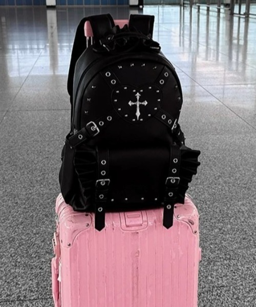 AOSPACE/アオスペース』HEART CROSS STUDDED BACKPACK/ハートクロス 