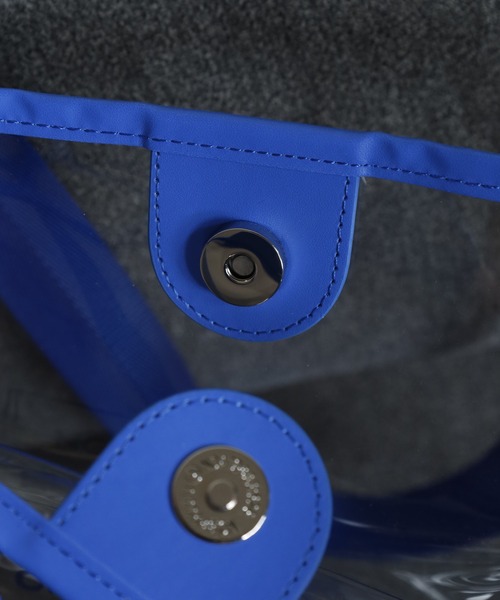 SNOOPY(スヌーピー)の「SNOOPY スヌーピー クリアトートバッグ サーフ Lサイズ(トートバッグ・レディース・イエロー/ブルー/グリーン/ピンク・FREE)」の17枚目の写真