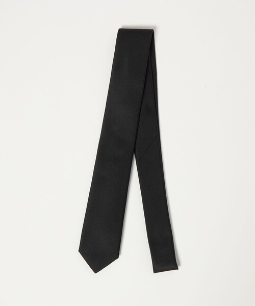 UNITED ARROWS & SONS（ユナイテッドアローズアンドサンズ）の「＜UNITED ARROWS & SONS by MASATAKA HATTORI＞DRESS TIE① NARROW/ネクタイ（ネクタイ・メンズ・ブラック/ダークブラウン・FREE）」の2枚目の写真