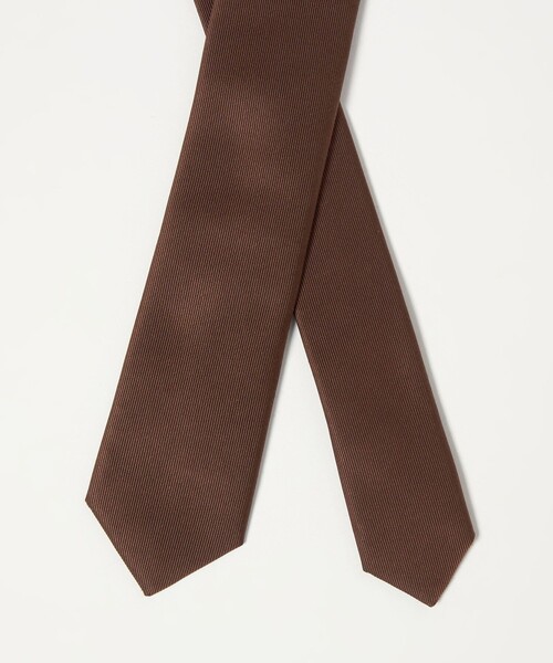 UNITED ARROWS & SONS（ユナイテッドアローズアンドサンズ）の「＜UNITED ARROWS & SONS by MASATAKA HATTORI＞DRESS TIE① NARROW/ネクタイ（ネクタイ・メンズ・ブラック/ダークブラウン・FREE）」の6枚目の写真