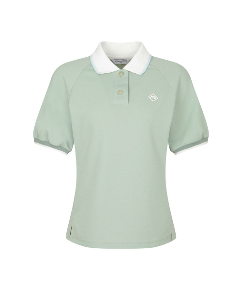MONDAYFLOW（マンデーフロー）の「レギュラーピケトップ_モス（ポロシャツ・レディース・その他・X-SMALL/SMALL/MEDIUM/LARGE）」の2枚目の写真