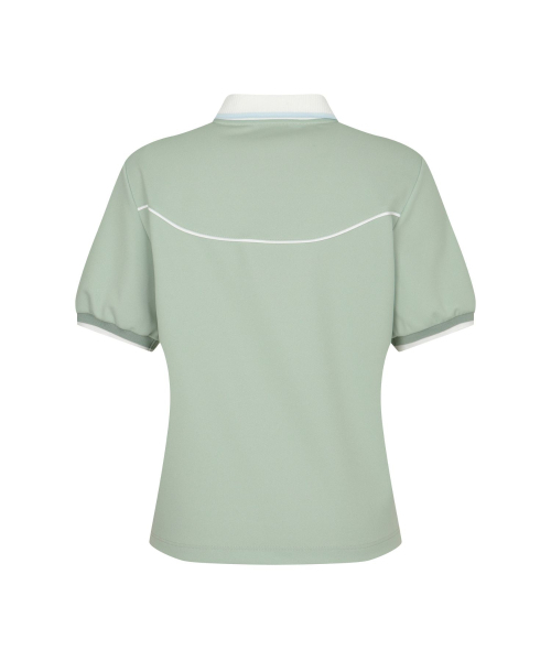 MONDAYFLOW（マンデーフロー）の「レギュラーピケトップ_モス（ポロシャツ・レディース・その他・X-SMALL/SMALL/MEDIUM/LARGE）」の3枚目の写真