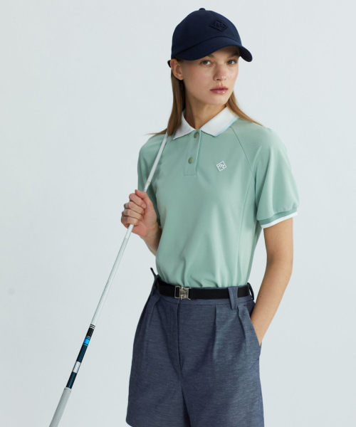 MONDAYFLOW（マンデーフロー）の「レギュラーピケトップ_モス（ポロシャツ・レディース・その他・X-SMALL/SMALL/MEDIUM/LARGE）」の4枚目の写真