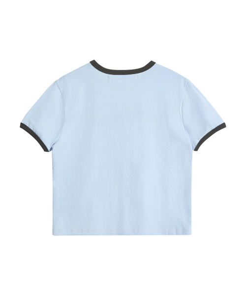 Rest&Recreation（レストアンドレクリエーション）の「ANIME LOGO RINGER T-SHIRT - SKY BLUE（Tシャツ/カットソー・レディース・その他・ONE）」の2枚目の写真