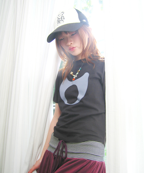 NICE GHOST CLUB(ナイスゴーストクラブ)の「HEAD SYMBOL TEE_BLACK(NG2GMFT503A)(Tシャツ/カットソー・レディース・ブラック・F)」の2枚目の写真