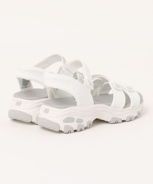 SKECHERS（スケッチャーズ）の「《SKECHERS》D'LITES SANDAL - CLASSIC CATC（サンダル・レディース・ブラック/ホワイト・23.0cm/24.0cm/25.0cm/22.0cm）」の3枚目の写真