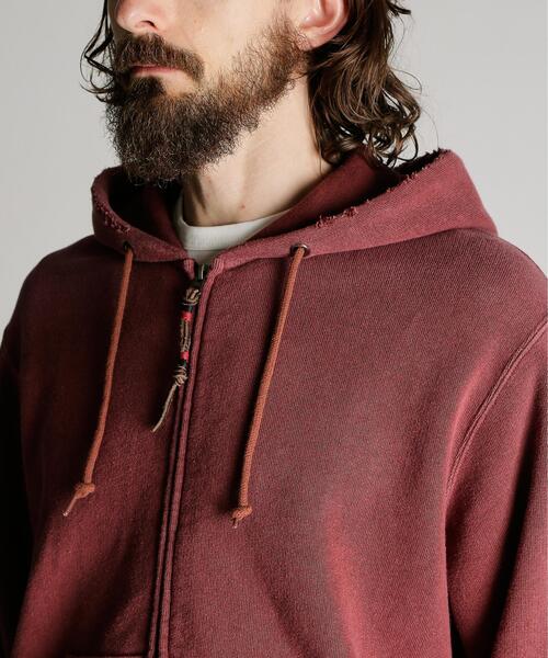 Schott(ショット)の「Schott/ショット/ASING ZIP HOODED SWEAT/エイジング ジップ パーカー(パーカー・メンズ・ブラウン/ブラック・2XL/XL/L/M)」の14枚目の写真