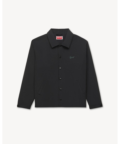 KENZO(ケンゾー)の「'KENZO Signature' ライト コーチ ジャケット イン コットン ナイロン(ブルゾン・メンズ・ブラック系その他・SMALL/MEDIUM/LARGE)」の6枚目の写真